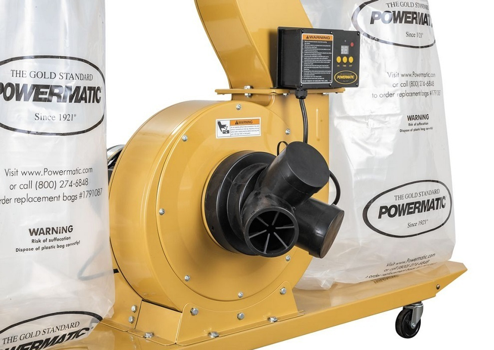 Стружкоотсос технология TurboCone, два накопителя 400В 2,25 кВт PM1900CK Powermatic 1792074K-RU