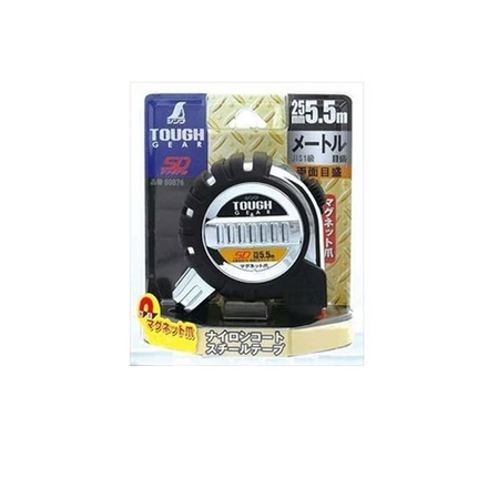 ХИТ! Рулетка длина 5,5 м ширина 25 мм с петлей Shinwa Tough Gear SD М00007793