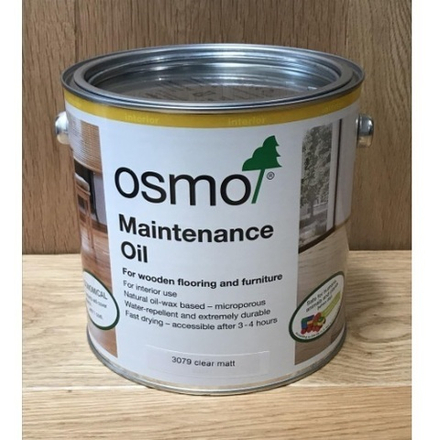 Масло для ухода за полами Osmo 3079 Бесцветное 2,5 л Pflege-Ol для внутренних работ Osmo-3079-2,5 15101041