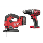 АКЦИЯ ОСЕНЬ 2025 Инструмент в подарок! Комплект: Аккумуляторный Лобзик M18 FJS-502X FUEL с 2 аккумуляторами, быстрозарядным устройством 4933464727 и Дрель - шуруповерт M18 BDD-0 4933443530 MILWAUKEE N071-2AM PT2509011