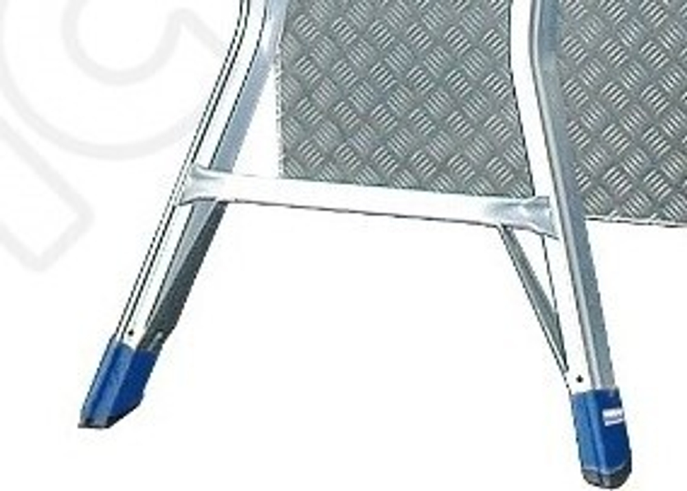 ХИТ! Шарнирная телескопическая лестница - стремянка Krause STABILO 4х5 перекладины с удлинителями боковин 133984
