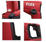 Новинка! Легкий аккумуляторный перфоратор FLEX FHE 1-16 18.0-EC TC 2.5/set два аккумулятора и зарядное устройство в кейсе 531312