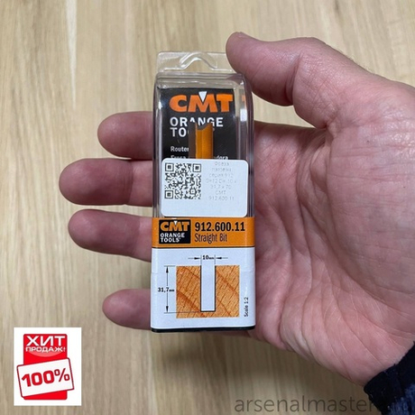СУПЕР ЦЕНЫ ХИТ! Фреза пазовая серия 912 S=12 D= 10 x 31,7 x 70 CMT 912.600.11