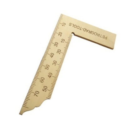 ХИТ! Угольник плоский латунь ПЕТРОГРАДЪ 85 мм х 50 мм односторонний М00017847