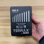 ХИТ! Набор из 19 шт сверл спиральных по металлу RUKO HSS-G TERRAX by 1-10 мм, в кейсе A214214