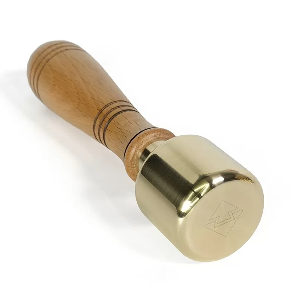 ХИТ! Киянка латунная / Молоток резчицкий 500 г рукоятка из бука Woodwork 852002W