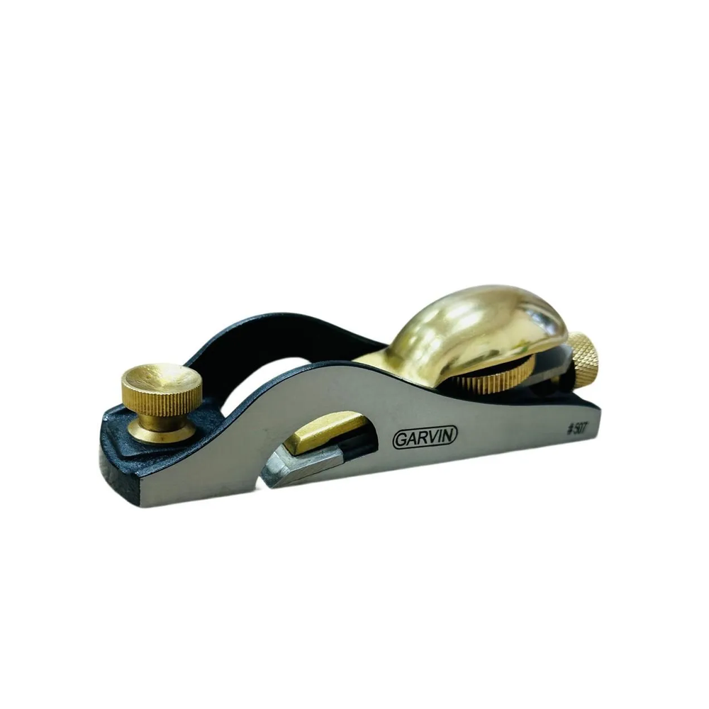 Новинка! Рубанок металлический торцовочный N507 GARVIN Carriage Rabbet Block Plane с открытыми бортами, длина 158 мм, лезвие 45 мм SBP-0196