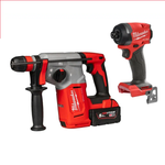 АКЦИЯ ОСЕНЬ 2025 Инструмент в подарок! Комплект: Аккумуляторный Перфоратор M18 BLHX-502X с 2 аккумуляторами, быстрозарядным устройством 4933478892 и Винтовёрт M18 FID3-0X 4933479864 MILWAUKEE N064-2AM PT2509007