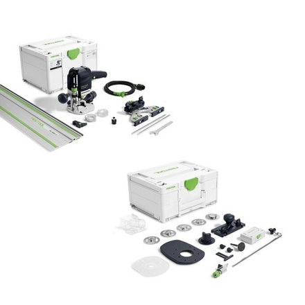 Комплект OF 1010 REBQ-FS-Set  Вертикальный фрезер OF 1010, боковой упор, шина - направляющая FS 800/2, дополнительная оснастка в систейнере SYS3 M 237 FESTOOL 578051