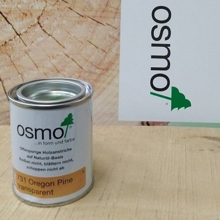 РАСПРОДАЖА! Защитное масло - лазурь для древесины для наружных работ OSMO 731 Сосна орегон 0,125 л Holzschutz Ol-Lasur Osmo-731-0,125 12100253