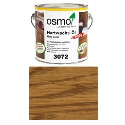 Цветное масло с твердым воском Osmo 3072 Янтарь 2,5 л Hartwachs-Ol Farbig слабо пигментированное для внутренних работ Osmo-3072-2.5 10100303