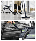 Новинка! Пылеудаляющий аппарат Festool CLEANTEC CT 25 E Set 25/22,5 л с насадками. Для сбора пыли, грязи и жидкостей 577536