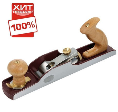 ХИТ! Рубанок DICK (Dictum) N62 350 мм / 50 мм / 12 град с ручкой HotDog для правого борта (для левшей) 703419 М00006119