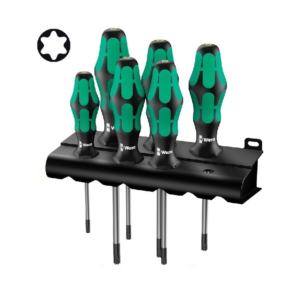 Набор 6 предметов ОТВЕРТКИ Kraftform Plus 367/6 TORX 028062 WERA WE-028062