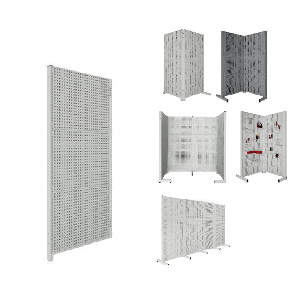 Новинка! Модуль перфорированный с I-стойкой системы МСР Gresson 805 х 30 х 1850 мм МПИ-1850И