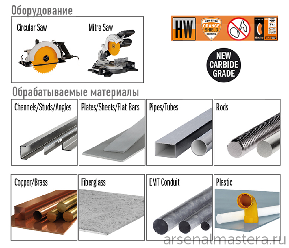 Новинка! Диск пильный CMT 190 x 30 x 2,0/1,6 мм 0° FWF Z=40 3500 об/мин, по стали сухой рез 226.040.07M