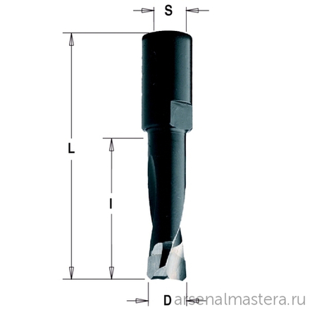 Фреза HW для FESTOOL DOMINO 6 x 28 x 49 Z2 SM 6 x 0,75 RH CMT 380.060.11
