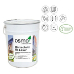 Новинка! Защитное масло - лазурь OSMO Holzschutz Ol-Lasur 728 Кедр 25 л для древесины для наружных работ 12100040