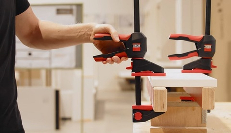 АКЦИЯ НОЯБРЬ 2025 ХИТ! Струбцина быстрозажимная с вращающейся рукояткой 600 мм поворот на 360 градусов, Сила зажима до 1400 Н BESSEY BE-EZ360-60