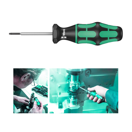 АКЦИЯ СКИДКИ 2026! Динамометрическая отвертка индикатор Wera 300 TX TORX, Индикатор крутящего момента, TX 15 x 3.0 Нм, фиксированный момент WE-027935