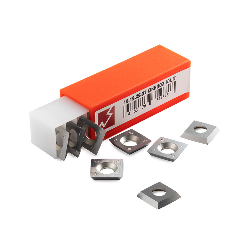ЛЕТОМ НИЖЕ! Ножи твердосплавные 10 шт Woodwork 15 x 15 x 2,5 R115 R05 OKE 302 15.15.25.01