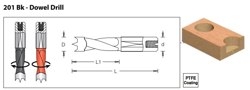 Новинка! Сверло глухое правое D 11 x 35  L 70 хвостовик 10 x 30 присадка Dimar 2010627