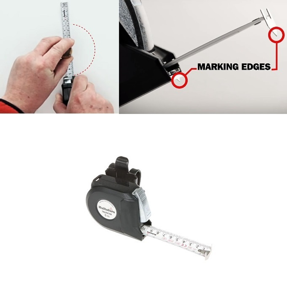 ХИТ! Рулетка многофункциональная Hultafors Talmeter 6 м 25 мм 708039 Dictum М00006675