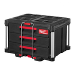 Новинка! Ящик с 3 - мя выдвижными отсеками 3 Drawer Tool Box PACKOUT Milwaukee 4932472130
