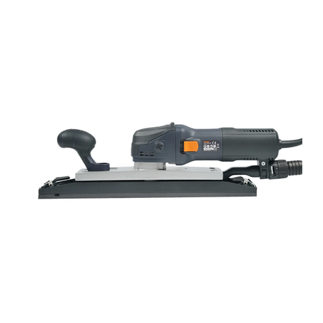 Новинка! Электрическая плоскошлифовальная машинка ручная MAXXT 220V / 50Hz, 0,6 кВт, подошва 400 x 70 мм, орбита 5 мм MOS600R
