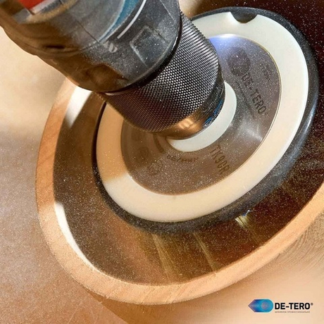 Переходная втулка FIX TK90R x 8 30 мм 14 сегментов PD6 шлифование посуды, изделий больших размеров DE-TERO 118351