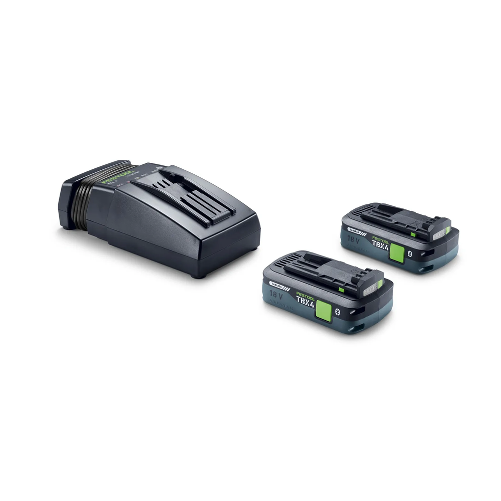 Новинка 2026! Энергокомплект стартовый FESTOOL 18 В 2xTBX4/TCL6, ДВА Аккумулятора BP 18 TBX 4 C-ASI, Быстрозарядное устройство TCL 6 578731