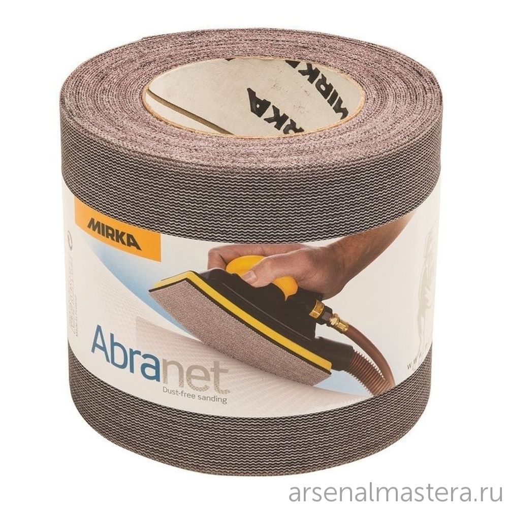 Сетчатый абразив на липучке  Abranet Mirka рулон 115 мм х 10 м P 180 545BY001183R