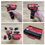 УДОБНЫЙ КОМПЛЕКТ ХИТ! В кейсе M12 FPDXKIT-202X: Субкомпактная ударная аккумуляторная дрель со съемным патроном с 2 шт Аккумуляторами M12 B2 2.0 Ач, Зарядное устройство C12 Milwaukee 4933464138