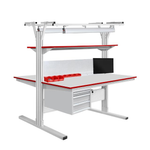 Новинка! Планка для лотков ПЛ Крепиться на задние стойки стола и регулируется по высоте 2000 х 100 Gresson ПЛ-2000