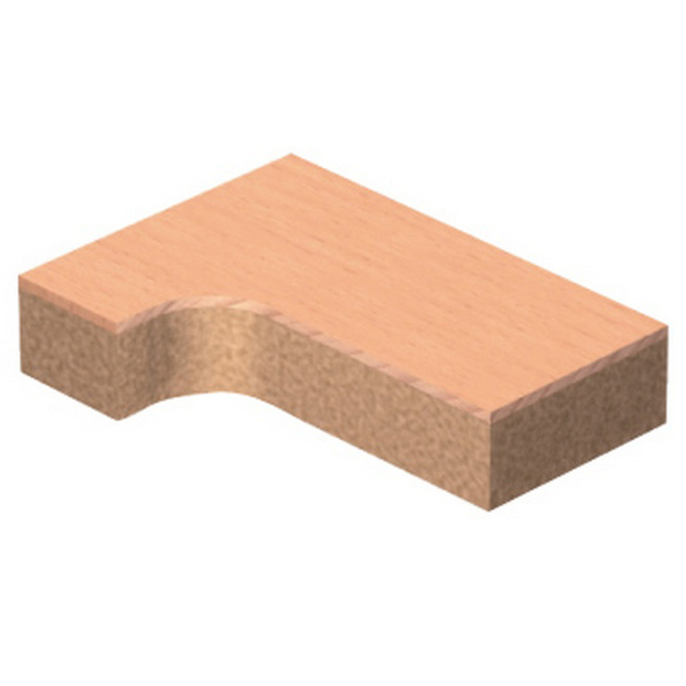 ХИТ! Фреза концевая обгонная с нижним подшипником 6.35 x 25.4 x 65 x 6 DIMAR 1011003