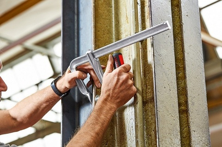 Струбцина цельностальная с поворотной рукояткой 5 кН 600 мм x 120 мм BESSEY BE-GZ60-12KG