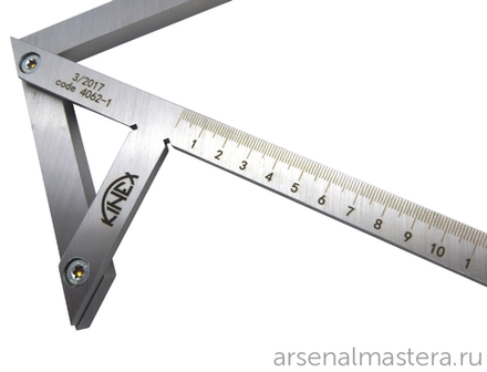 Угольник столярный центровочный 150 x 130 / 180 мм KINEX 4062-1