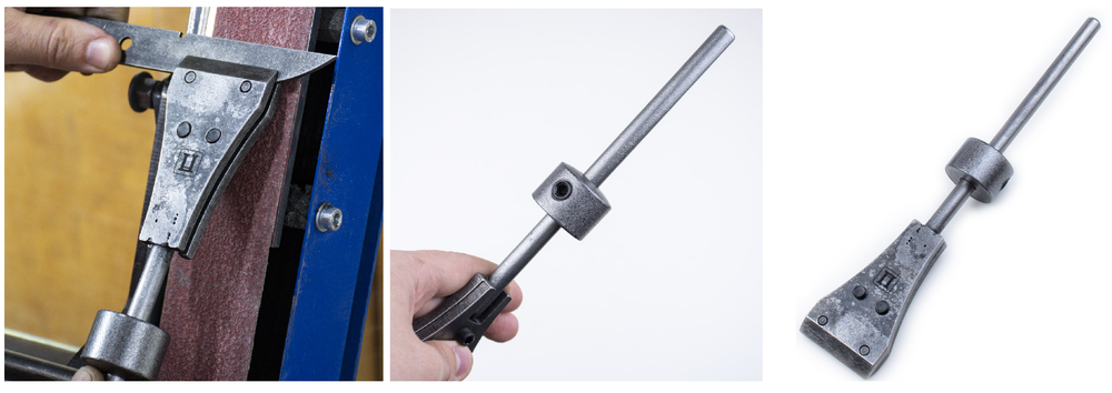 Новинка! Зажим для заточки клинков ПЕТРОГРАДЪ ширина 50 мм, на заточных станках Pro Edge, Robert Sorby Pro Edge, Elmos и Tormek М00024322