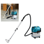 Новинка! Аккумуляторный пылесос Makita VC 003 GLZ XPT, серия XGT BL 40В, 265 Вт, 230 мбар, бак 15 л, L-класс, сухая и влажная уборка, удаление пыли при пилении, фрезеровании, шлифовании и строгании дерева, сверлении в камене и бетоне VC003GLZ
