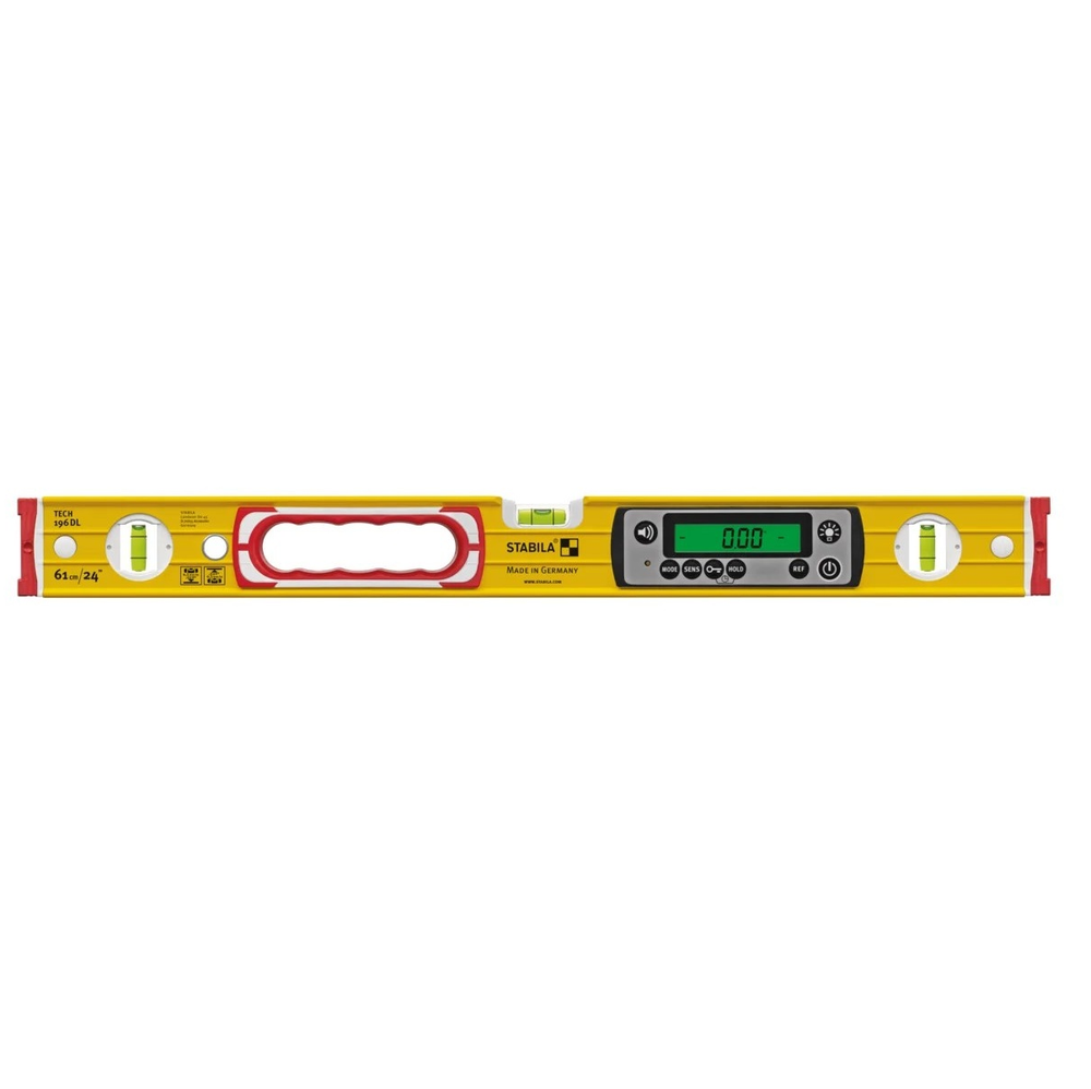 Новинка! Уровень электронный STABILA TECH 196 DL, 61 см, с 2 цифровыми дисплеями для удобного определения наклонов и уклонов 19829