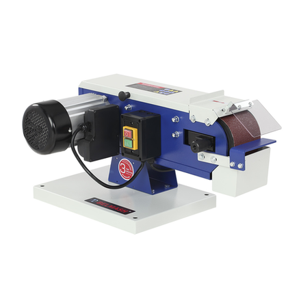 Новинка! Станок шлифовальный ленточный по металлу BELMASH BSM-484T 220В 1,4 кВт, для шлифования металлических деталей, их частей, удаление заусенцев, обработка сварных швов, заточка инструментов (зубила, ножи, садовый инструмент) S314A