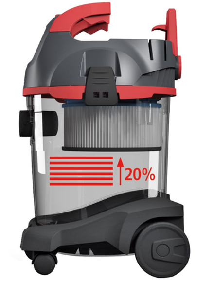 Пылесос профессиональный для работы с электроинструментом, сухой и влажной уборки Starmix uClean ADL-1432 EHP 1,4 кВт 32л 016313