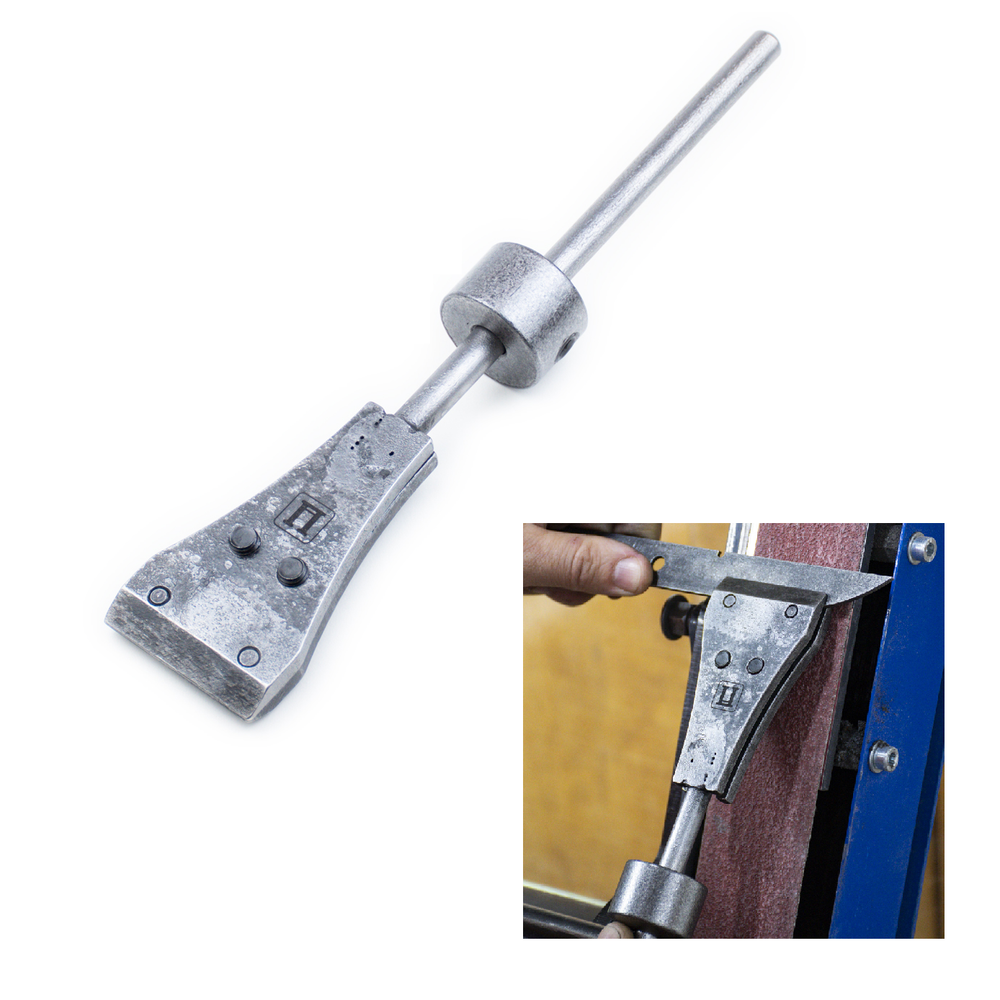 Новинка! Зажим для заточки клинков ПЕТРОГРАДЪ ширина 50 мм, на заточных станках Pro Edge, Robert Sorby Pro Edge, Elmos и Tormek М00024322