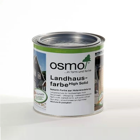 Новинка! Непрозрачная краска Osmo Landhausfarbe 2308 темно - красная 0,22 л для наружных работ 11400045_2