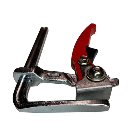 ХИТ! Струбцина кованная F-тип 200 х 60 мм c рычажной рукояткой для установки в Т-паз Woodwork RTC-2060