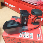 УДОБНЫЙ КОМПЛЕКТ! M18 BOS125-502B Аккумуляторная шлифовальная машина BOS125-0 плюс 2 аккумулятора B5 5.0 Ач и зарядное устройство M12-18 C в сумке MILWAUKEE 4933464229