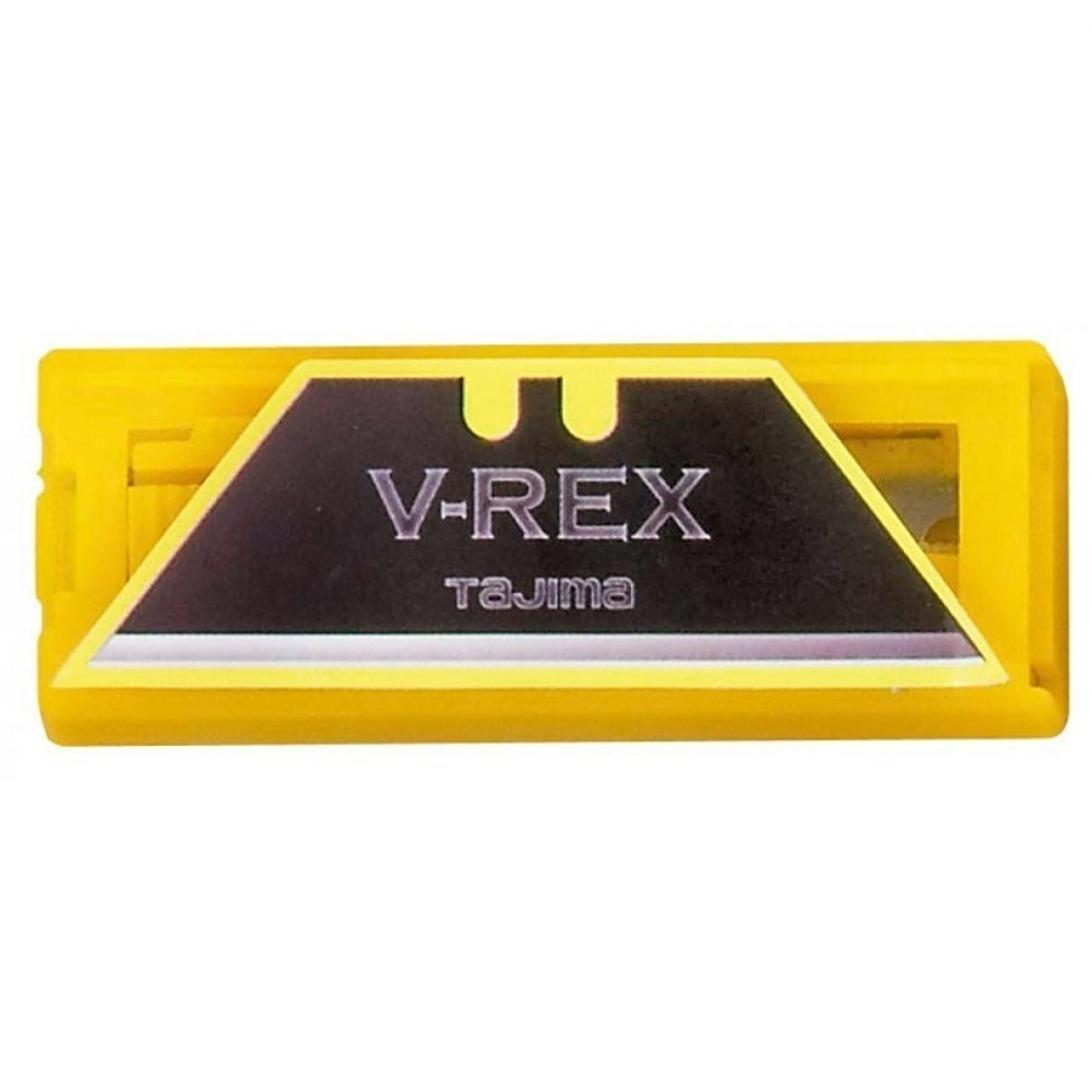 Лезвия японские V-Rex трапезоидные для ножей VR101 10 шт. в футляре TAJIMA VRB2-10B