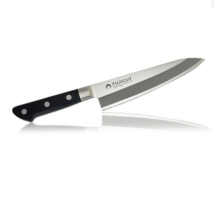 ХИТ! Японский Шеф Нож поварской Гюйто Fuji Cutlery серия FUJI CUT длина лезвия 180 мм, сталь Мо-V 3 слоя, рукоять полипропилен, заточка 6000 Tojiro FC-1662