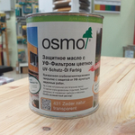 Защитное масло с УФ-фильтром цветное Osmo 431 Кедр Натур 0,75 л UV-Schutz-Ol Farbig для наружных работ Osmo-431-0,75 11600081