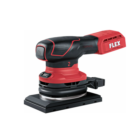 Новинка! Аккумуляторная эксцентриковая шлифмашина Flex OSE 2-80 18-EC C, плоско-, виброшлифовальная 18 В, орбита 2 мм, подошва 133 х 80 мм 532084